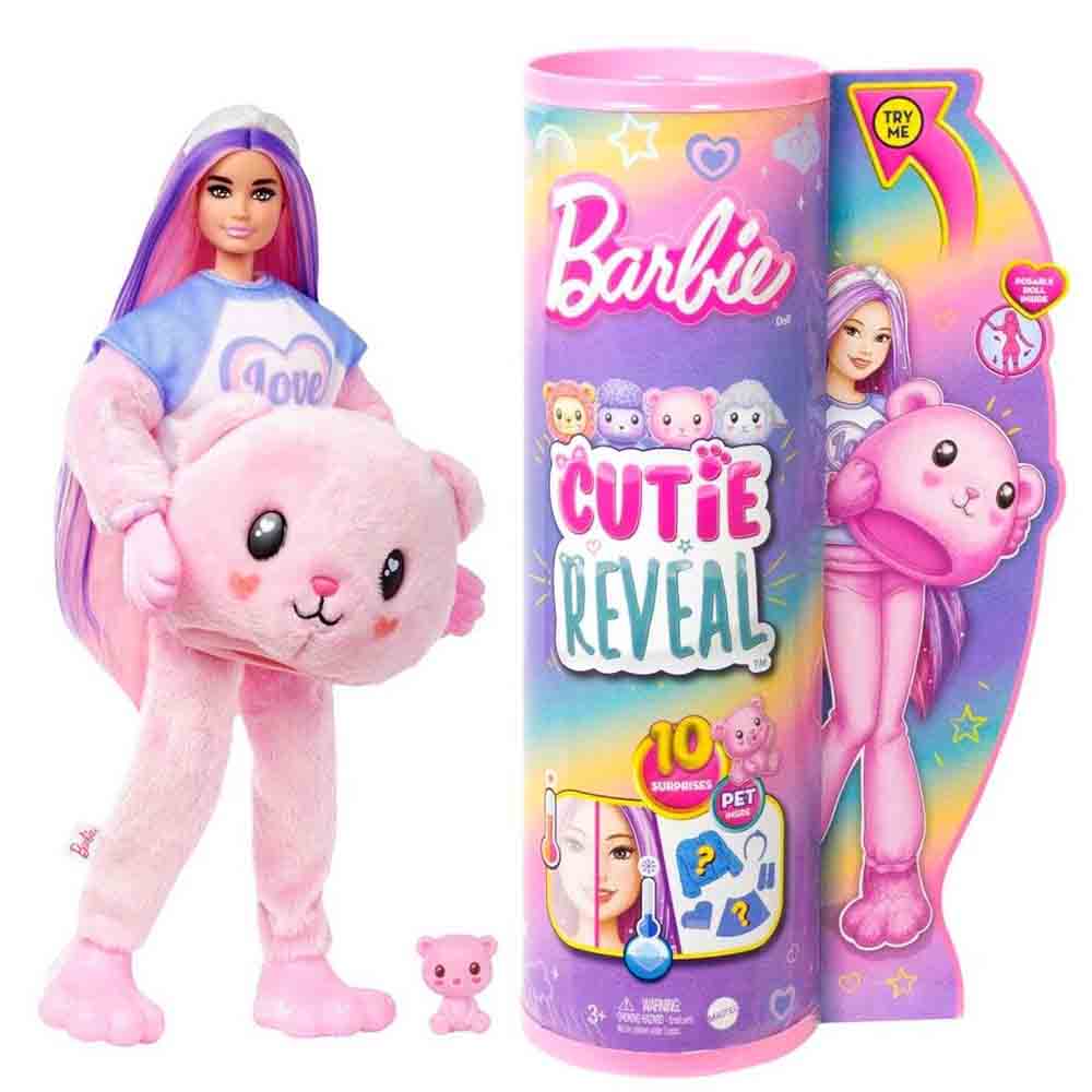 Barbie - Cutie Reveal Barbie Cozy Teddy Tee