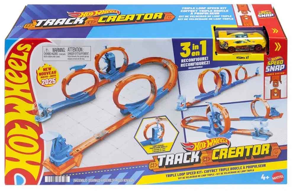 Hot Wheels - Track Creator Triple Loop Frenzy