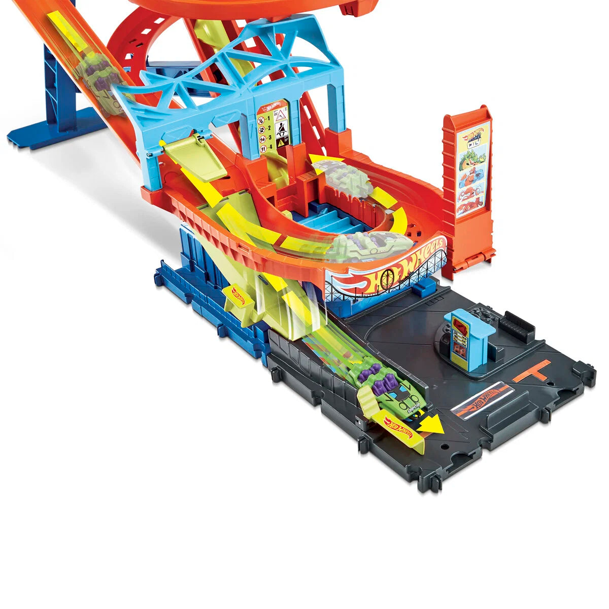 Hot Wheels - City Roller Coaster Rally with 5 Cars