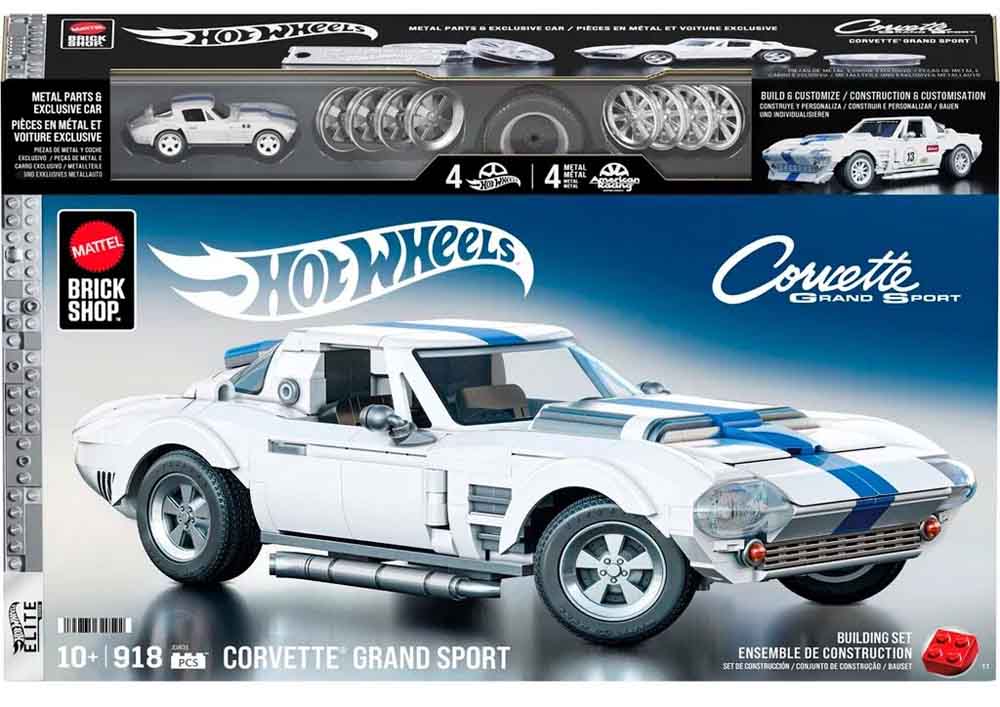 Hot Wheels - Brick Shop Elite Series Corvette Grand Sport