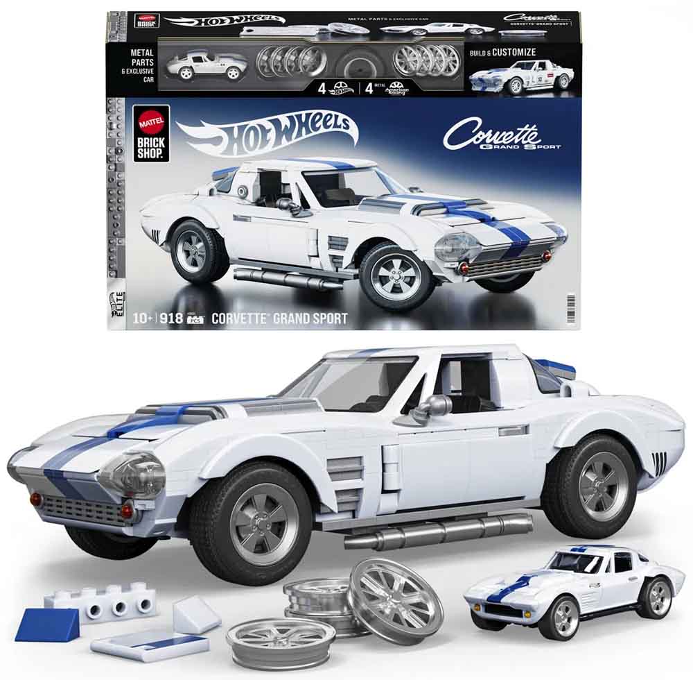 Hot Wheels - Brick Shop Elite Series Corvette Grand Sport