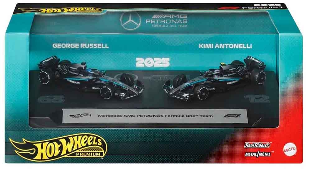 Hot Wheels - F1 Racing Premium 2-Pack 1:64 - Mercedes