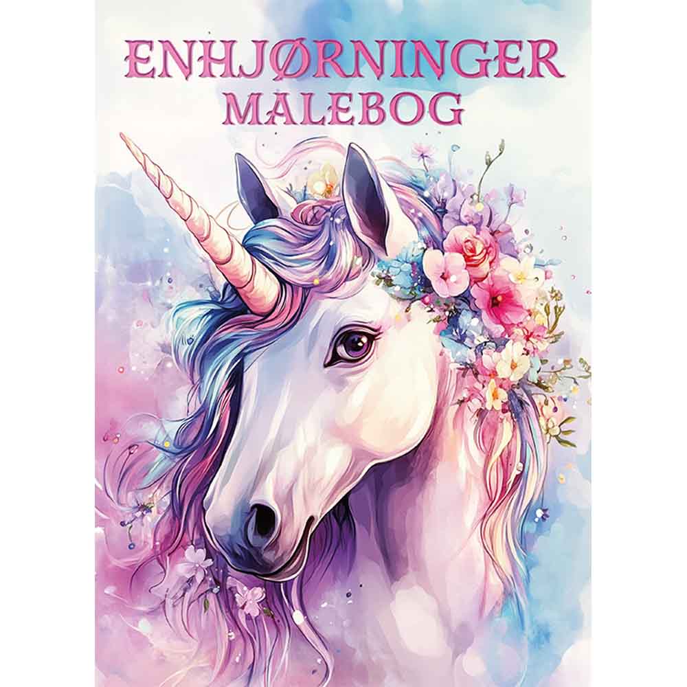 Forlaget Tukan - Enhjørninger Malebog