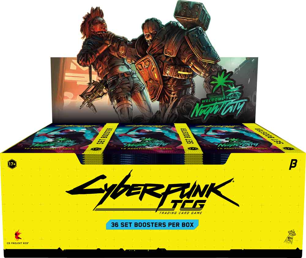 Cyberpunk TCG – Beta Booster Display