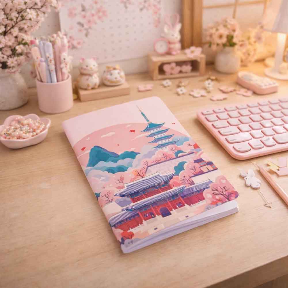 Minisuki – A5 Korean Notebook - Pink