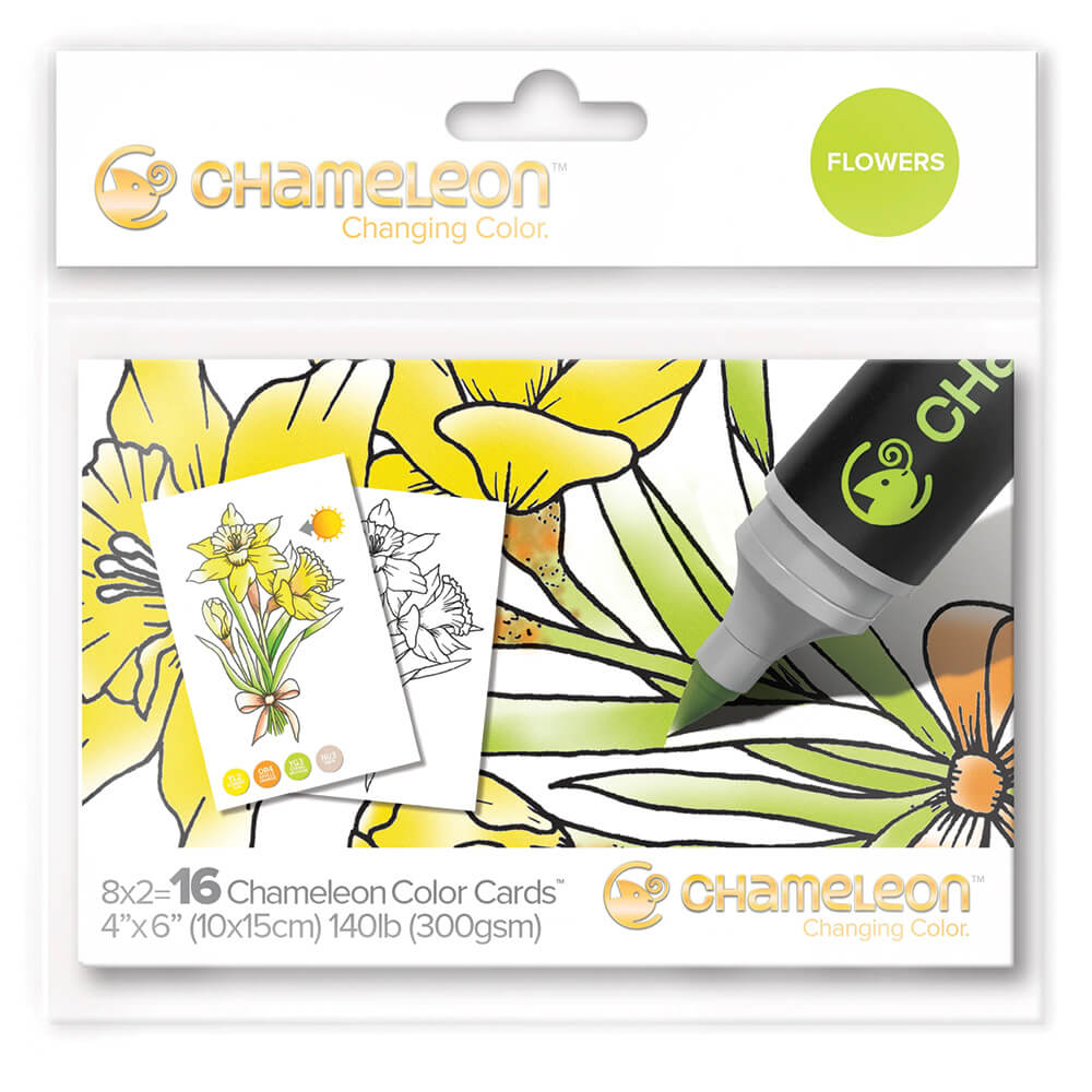 Chameleon Art Products - Colour Cards - Flowers