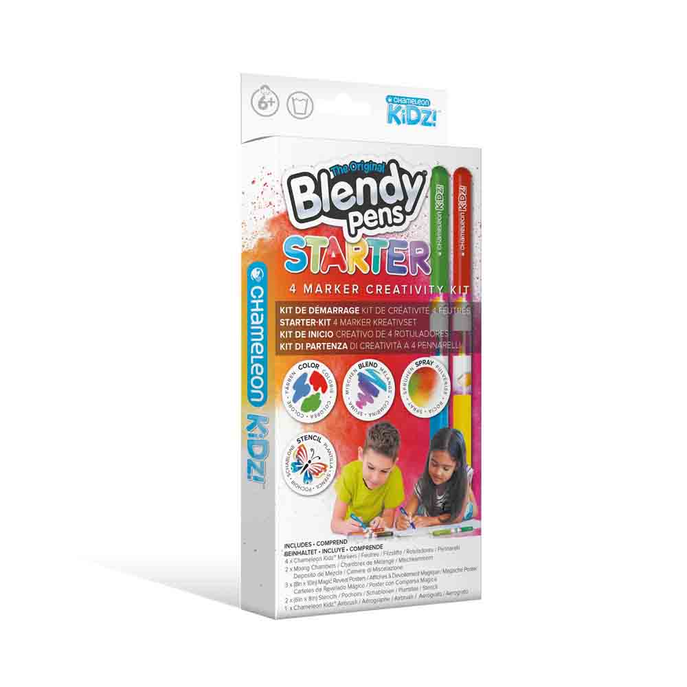 Chameleon Art Products - Kidz Blend & Spray 4 Marker - Starter Kit