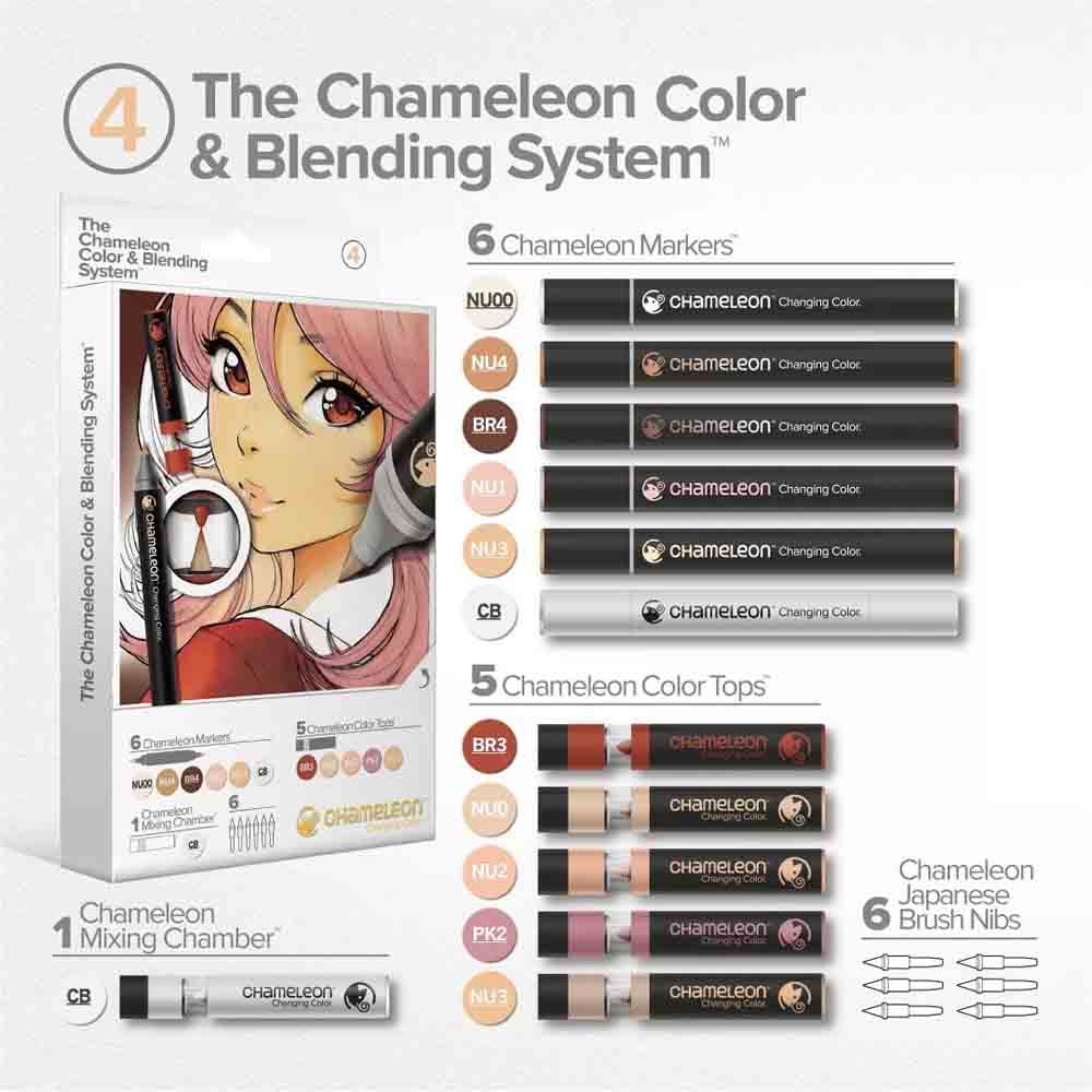 Chameleon Art Products - Colour & Blending System Pack 4