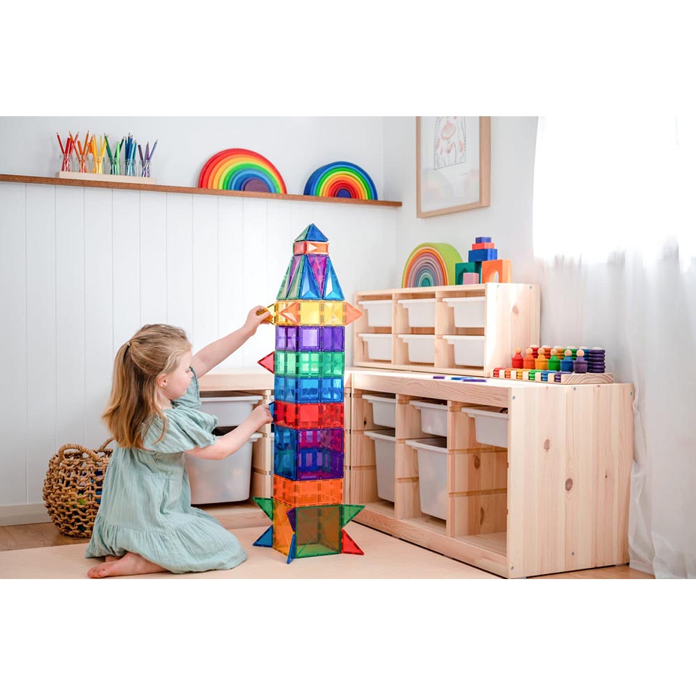 Connetix - Creative Pack - magnetsæt 102 dele - Rainbow