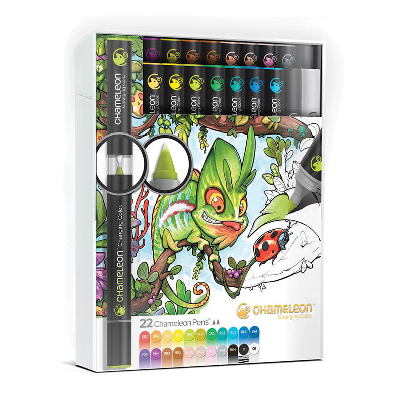 Chameleon Art Products - Colour Tones 22 Pen Deluxe Set