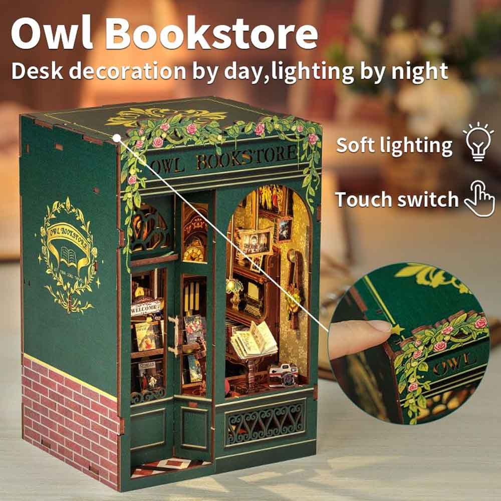 CuteBee - Book Nook - Owl Bookstore