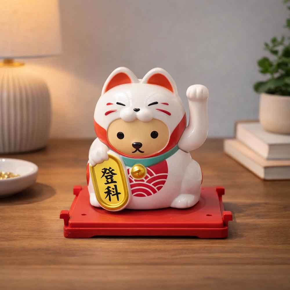 Minisuki – Solar Red Lucky Cat