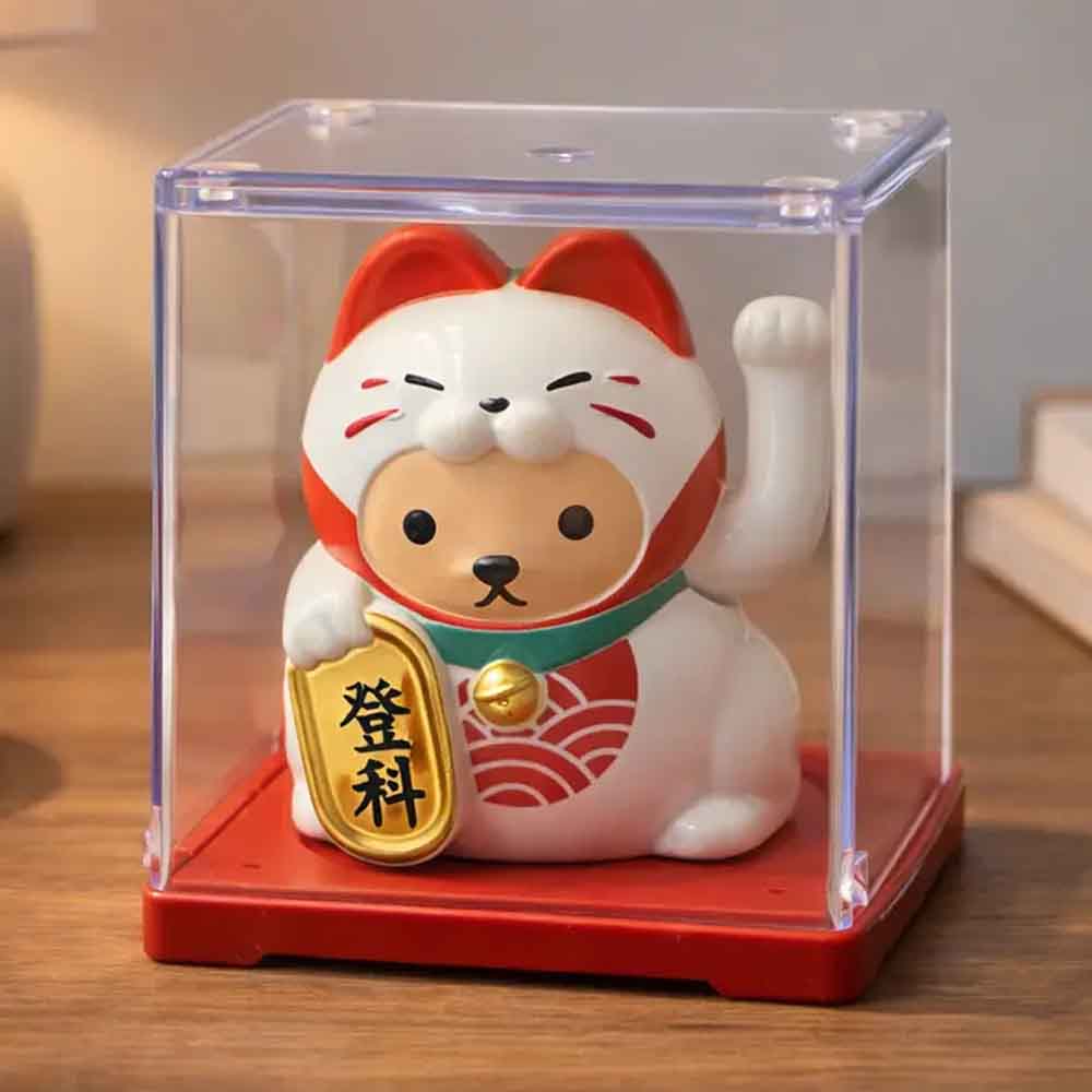 Minisuki – Solar Red Lucky Cat