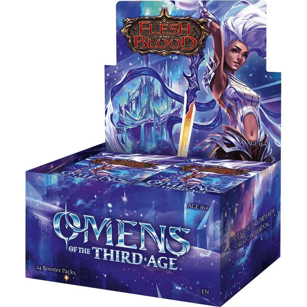 Flesh and Blood - Omens of the Third Age – Booster Display