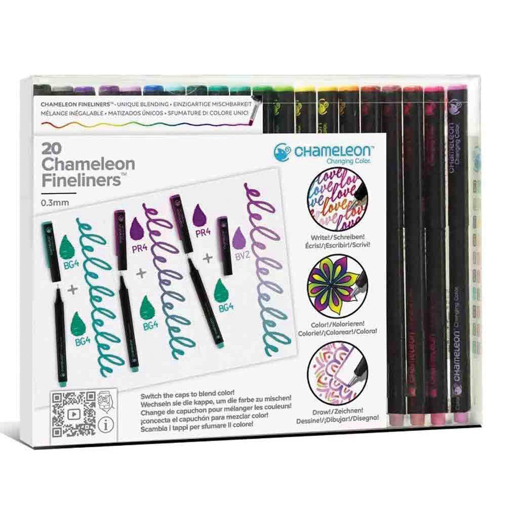 Chameleon Art Products - Fineliners - Farveskiftende - 20stk