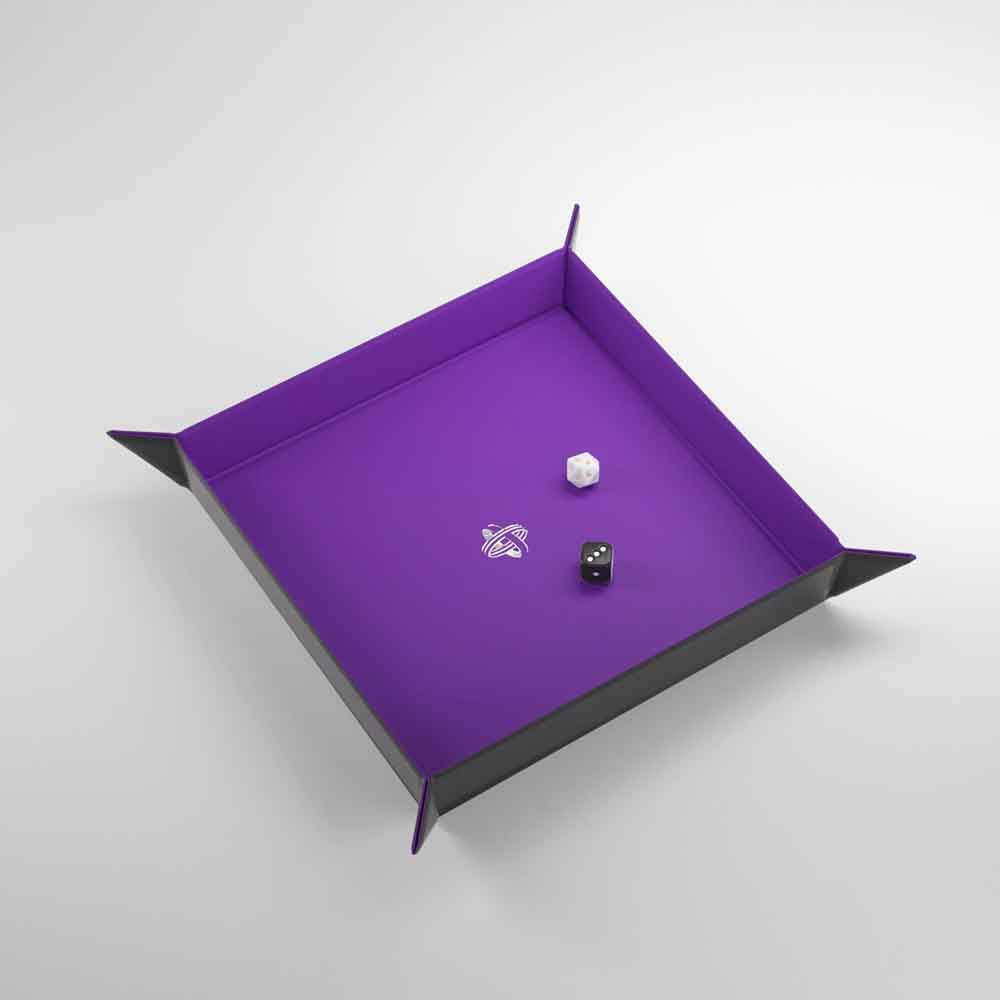 Gamegenic - MAGNETIC DICE TRAY - Black/Purple