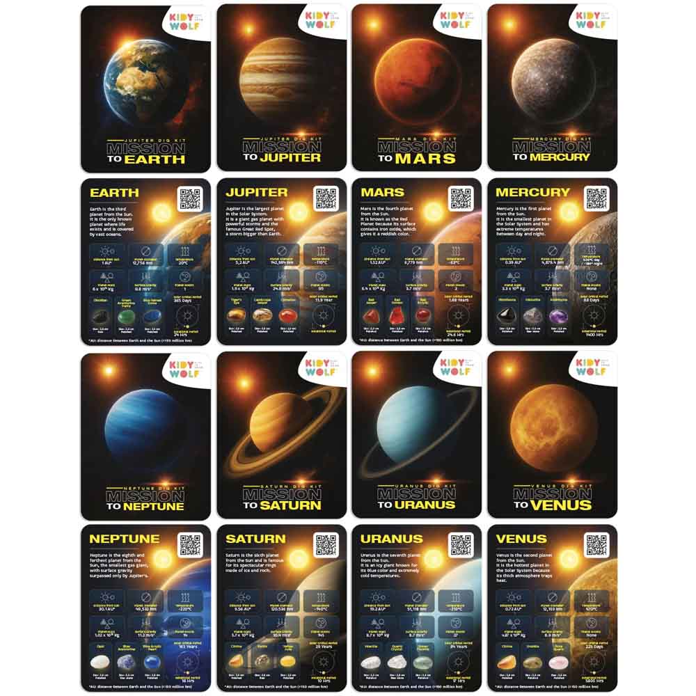 KidyWolf - KIDYPLANET – Mystery Dig Out Gemstones