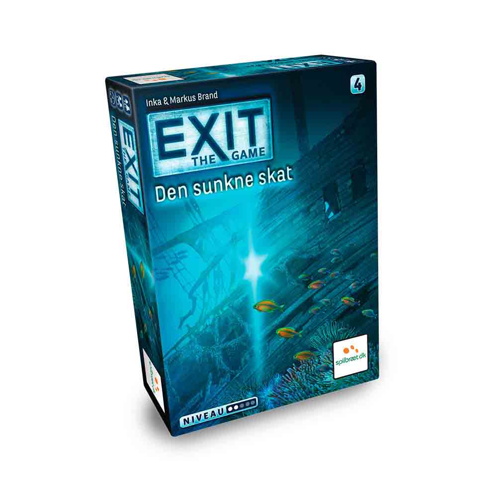 EXIT - 4 - Den Sunkne Skat - Brætspil