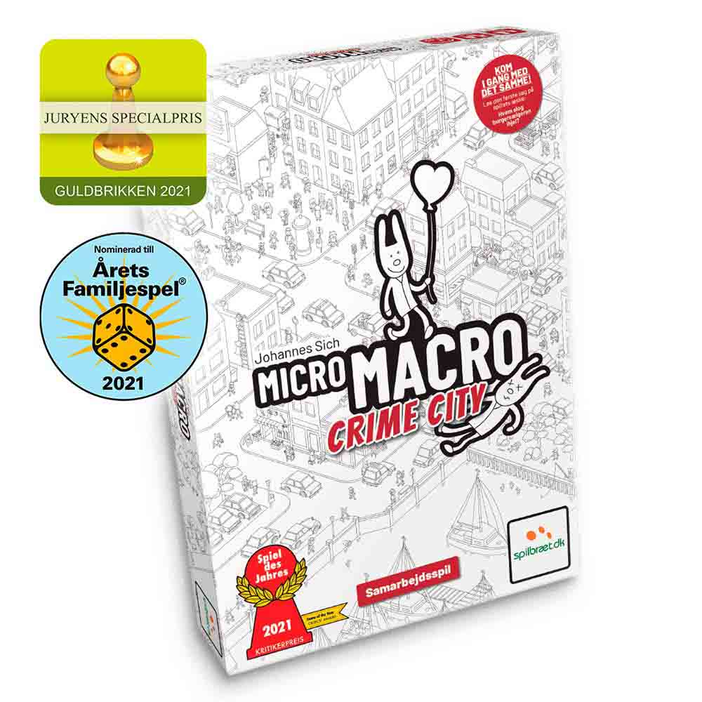 MicroMacro: Crime City - Brætspil