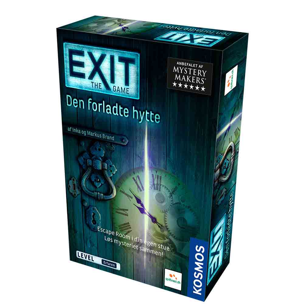 EXIT - 1 - Den Forladte Hytte - Brætspil