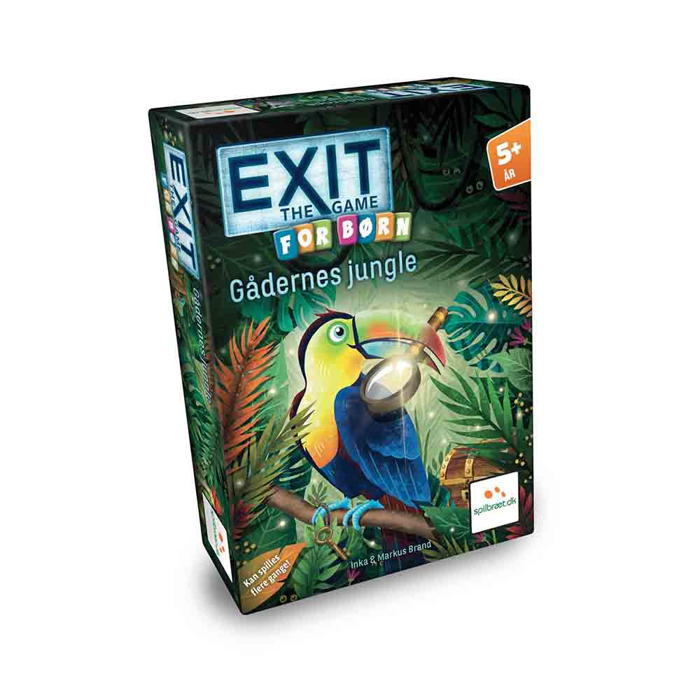 EXIT - for Børn - Gådernes Jungle - Brætspil