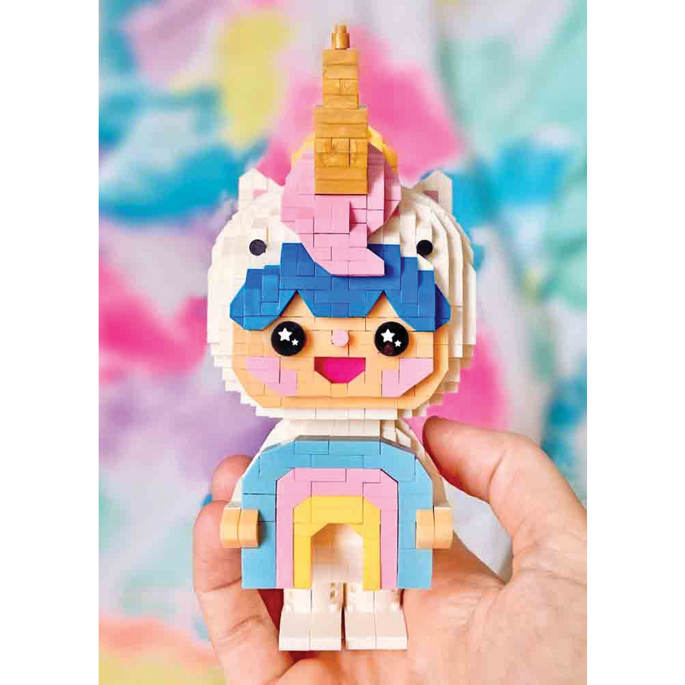 Momiji - Rainbow Unicorn - Mini-Bricks