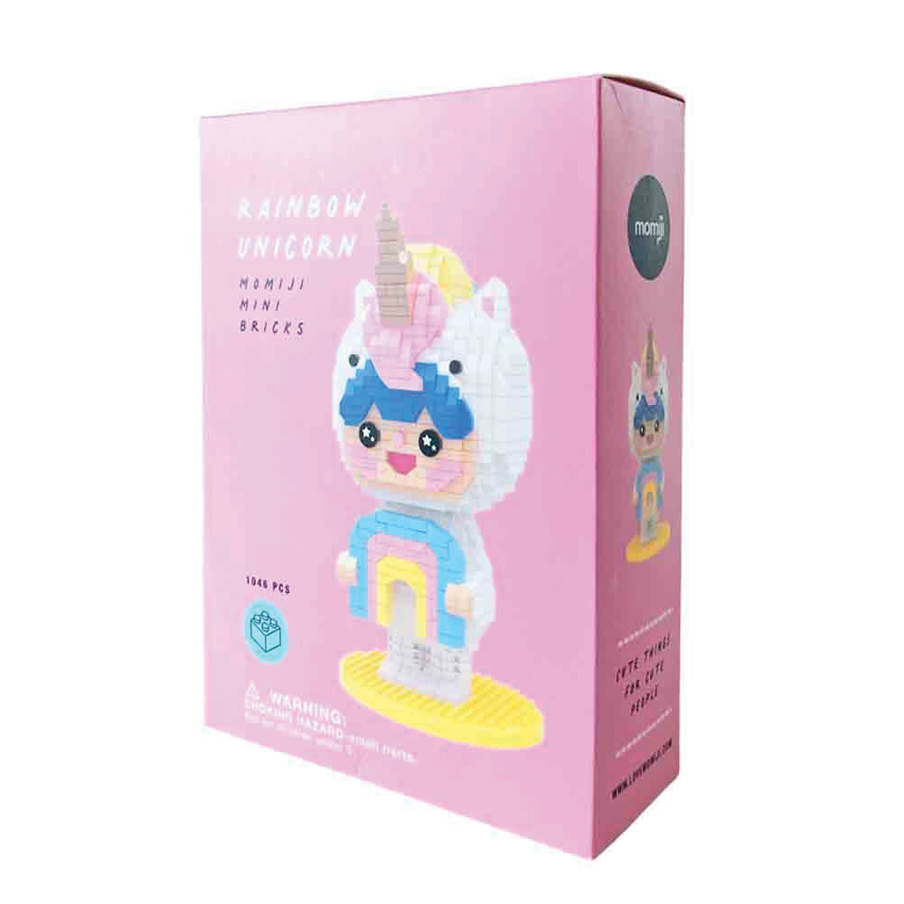Momiji - Rainbow Unicorn - Mini-Bricks