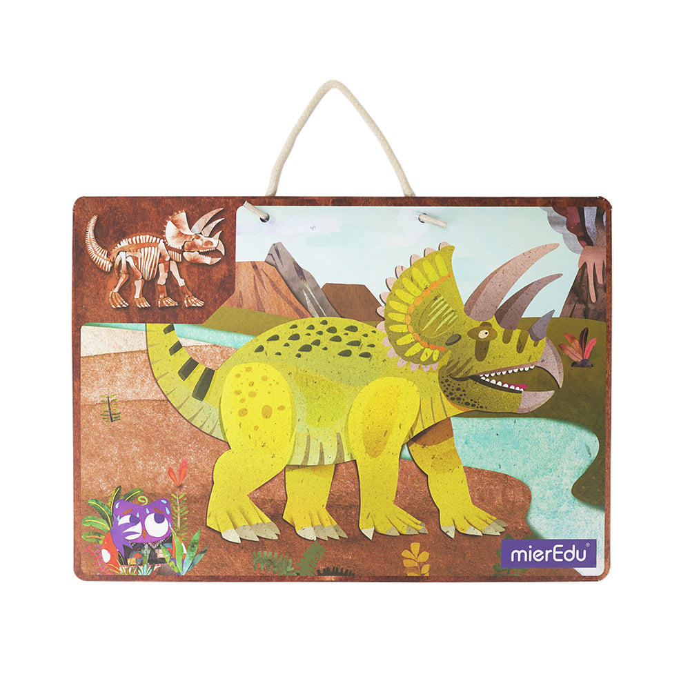 mierEdu - Magnetisk legetavle - Triceratops
