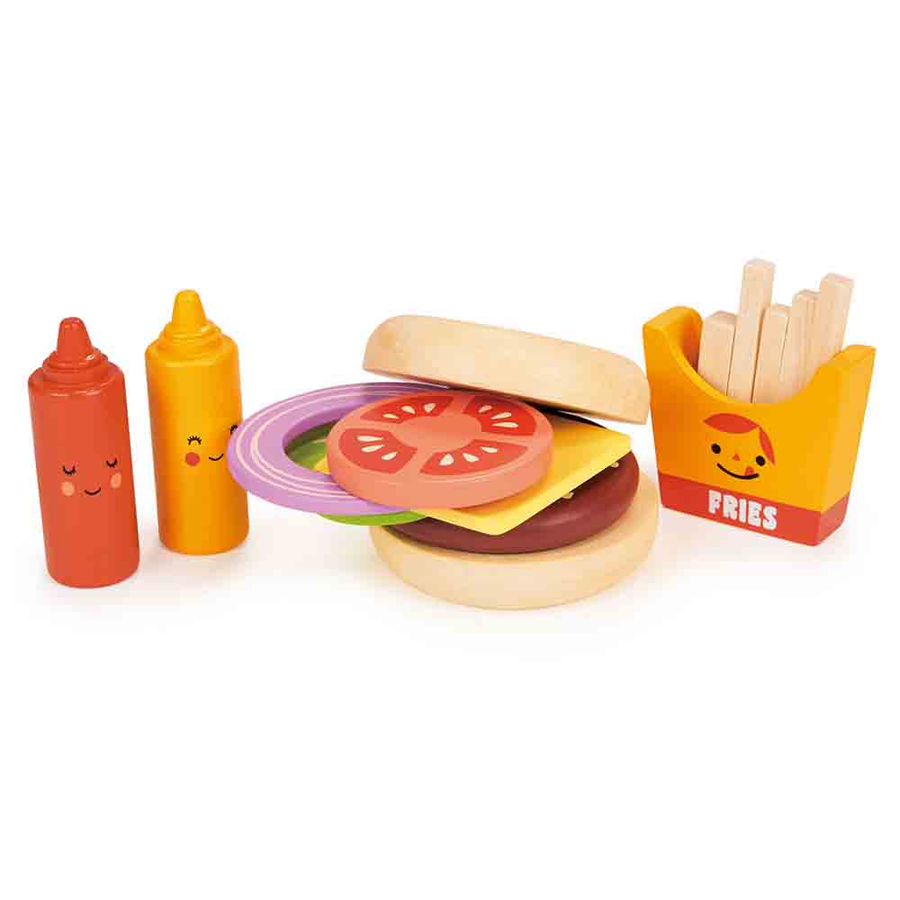 Mentari - Stort Burger Set
