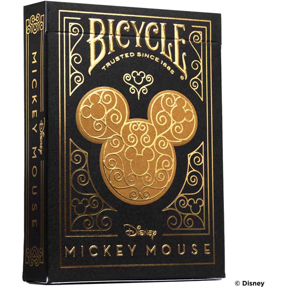 Spillekort - Bicycle - Disney Black and Gold Mickey