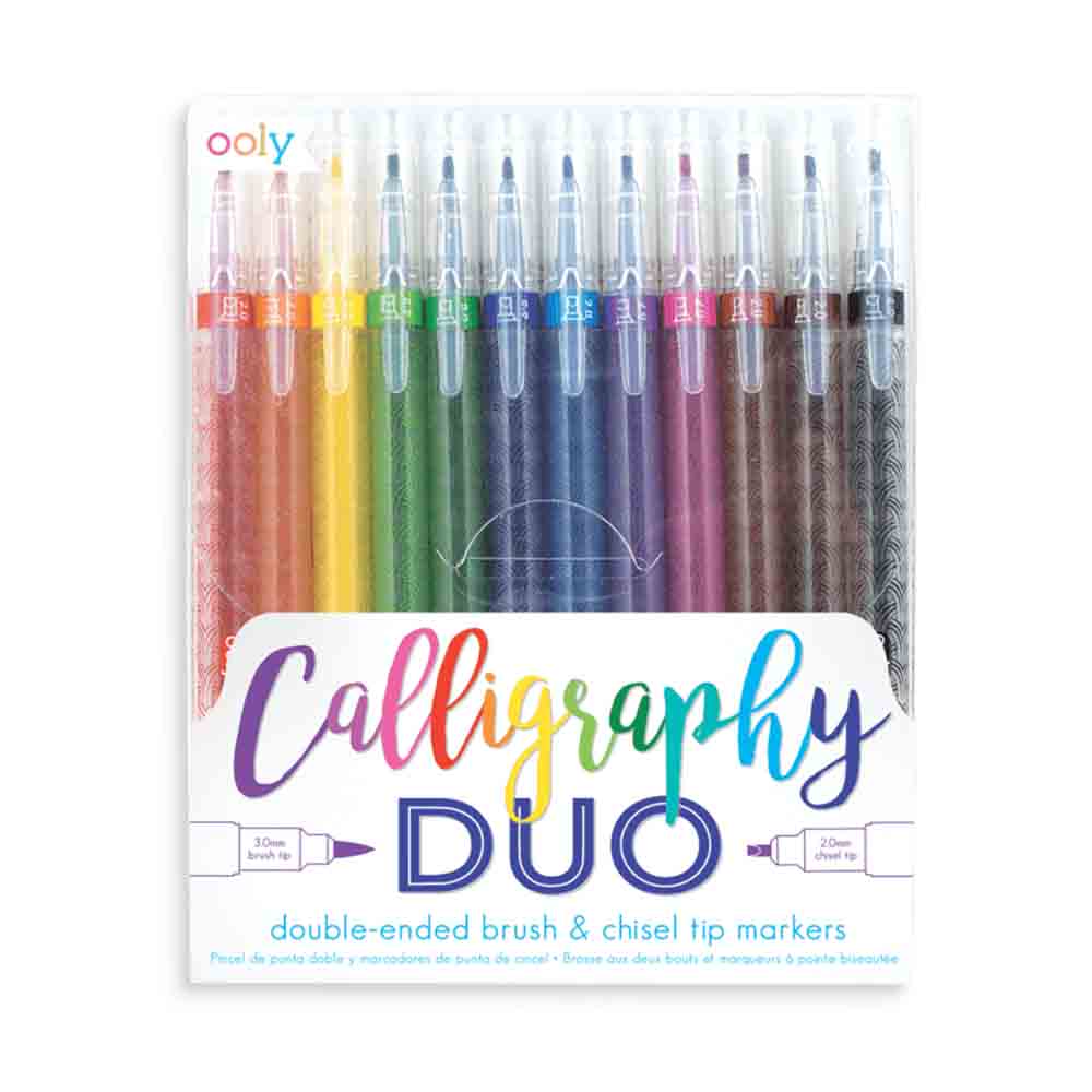 Ooly - Tuscher - Calligraphy Duo Chisel and Brush Tip Markers