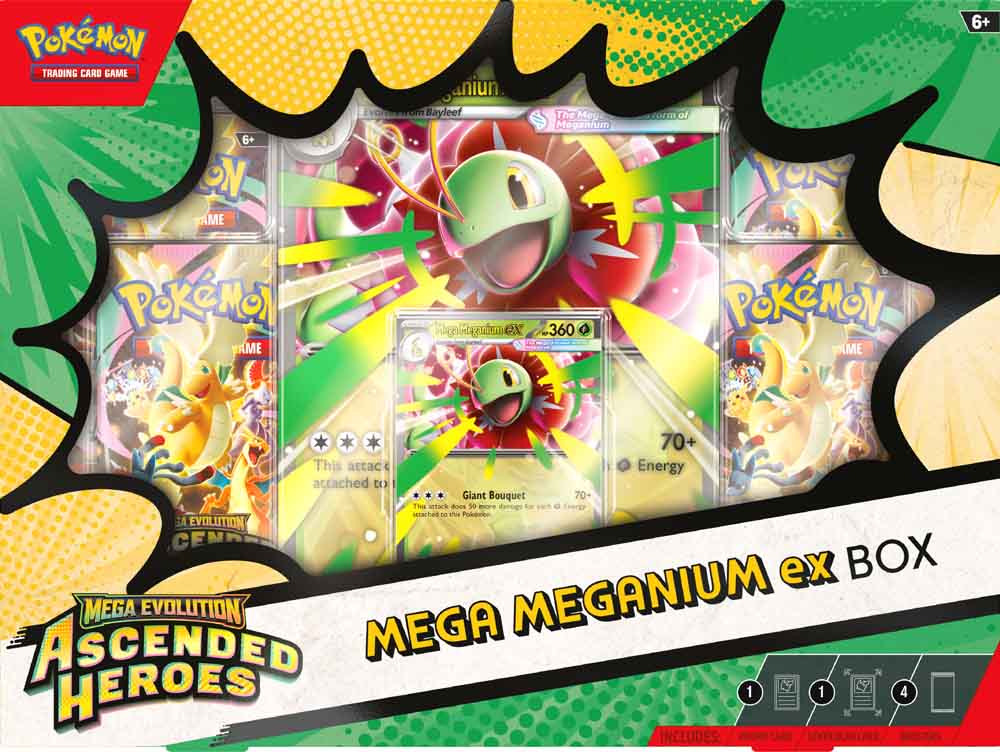 Pokémon – Mega Evolution – Ascended Heroes – Mega Meganium ex Box