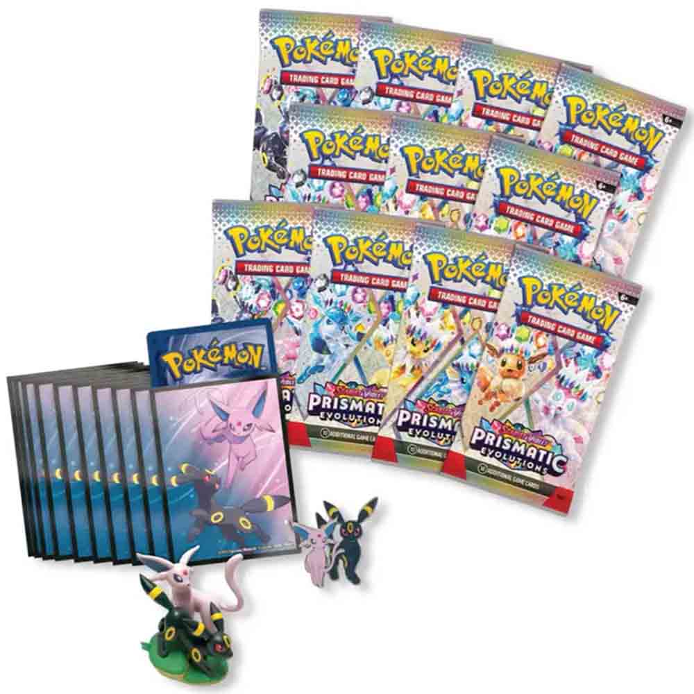 Pokemon - Scarlet & Violet - Prismatic Evolutions - Espeon ex & Umbreon ex Premium Figure Collection