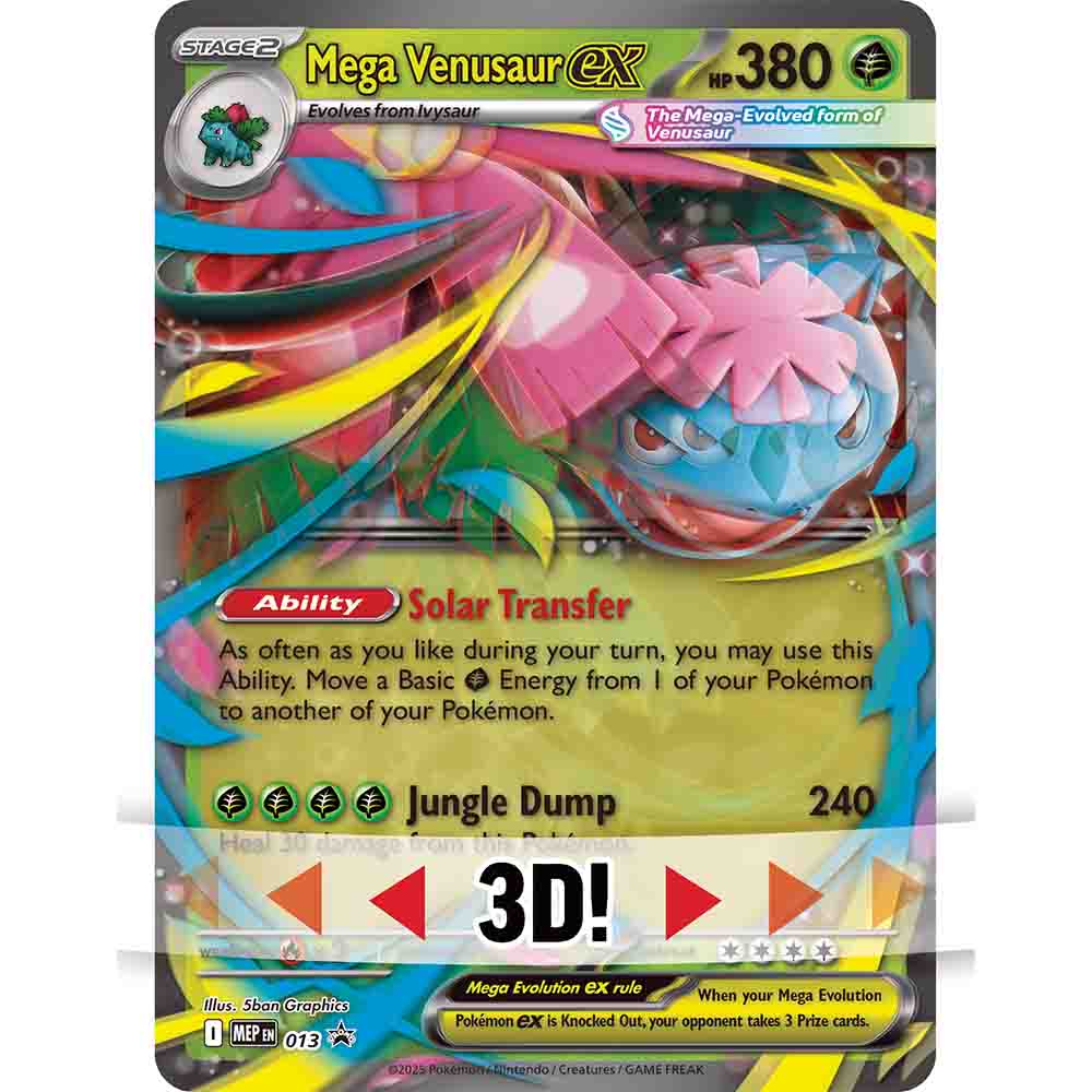 Pokemon - Mega Evolution - Mega Venusaur - EX Premium Collection