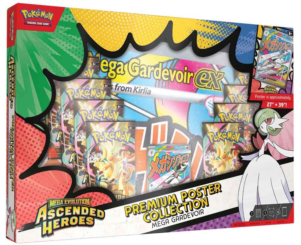 Pokémon – Mega Evolution – Ascended Heroes – Premium Poster Collection -  Mega Gardecoir