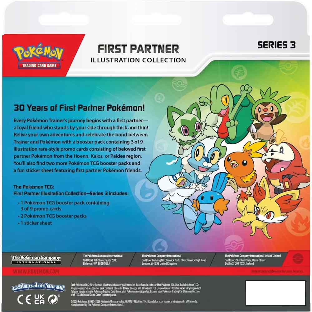 Pokémon – First Partner Illustration Collection - Series 3