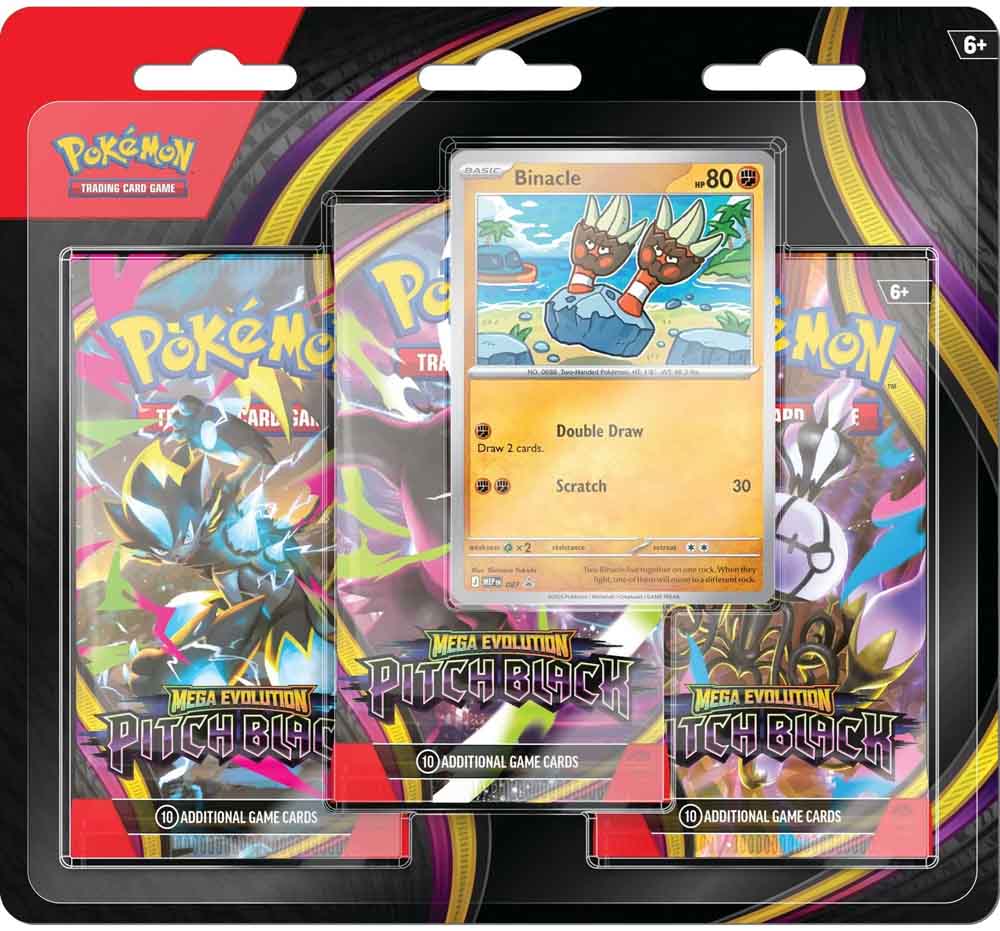 Pokemon - Mega Evolution - Pitch Black - 3 Pack