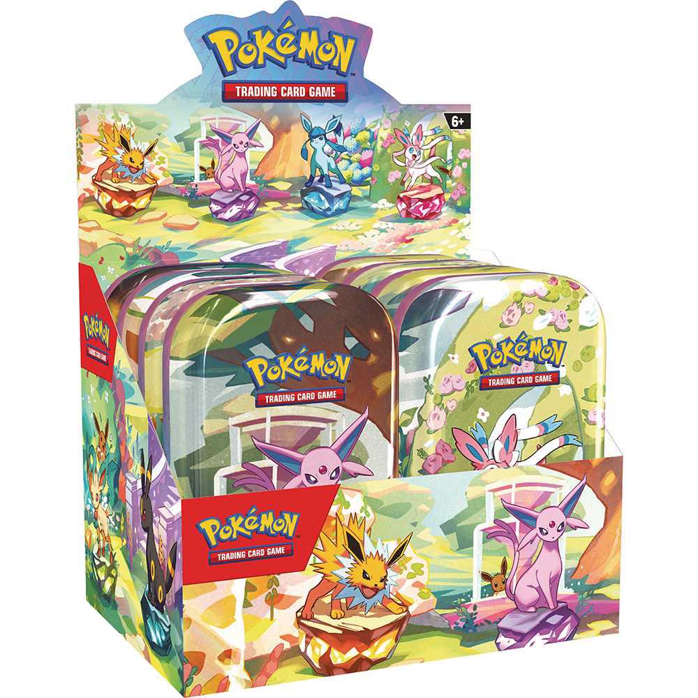 Pokemon - Scarlet & Violet - Prismatic Evolutions - Mini Tin Display
