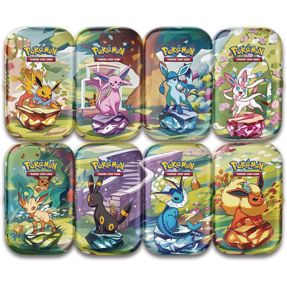 Pokemon - Scarlet & Violet - Prismatic Evolutions - Mini Tin Display
