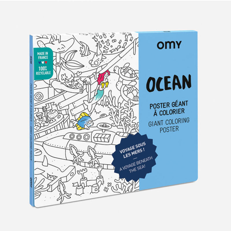 OMY - Plaket - Farvelægning - Havet