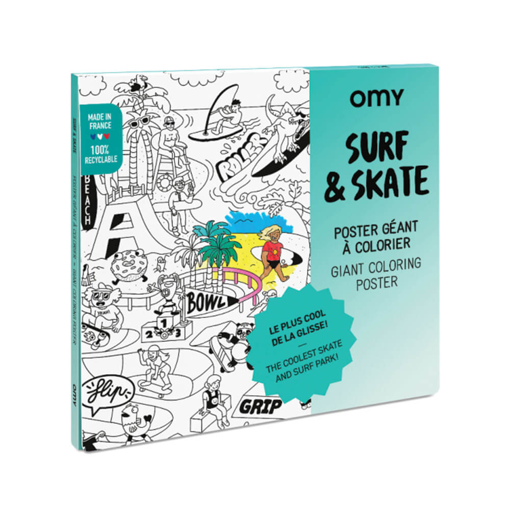 OMY - Plaket - Farvelægning - Surf & Skate