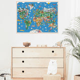 OMY - Atlas – plakat med klistermærker