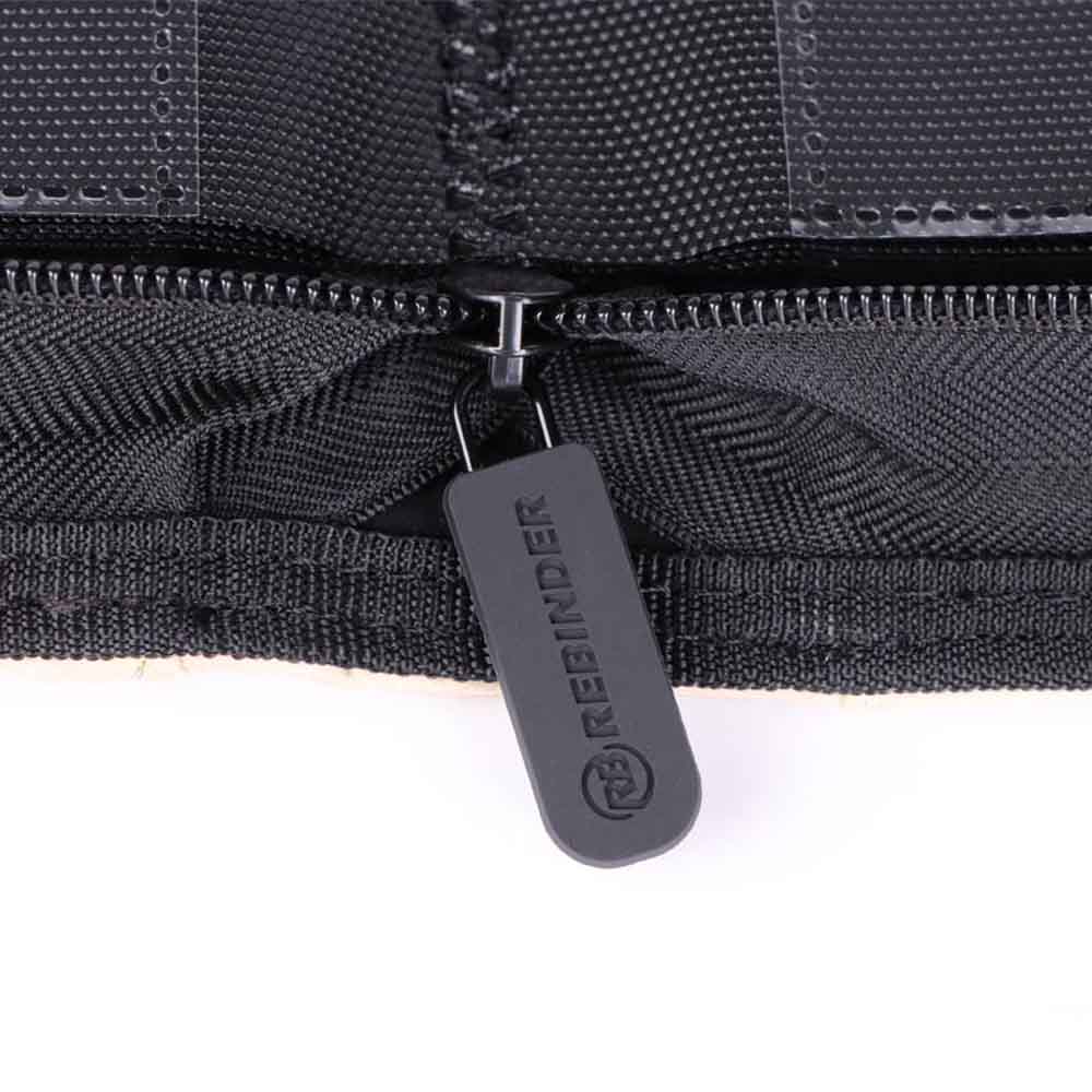 Rebinder – Toploader Binder - 9-Pocket Zip - Black