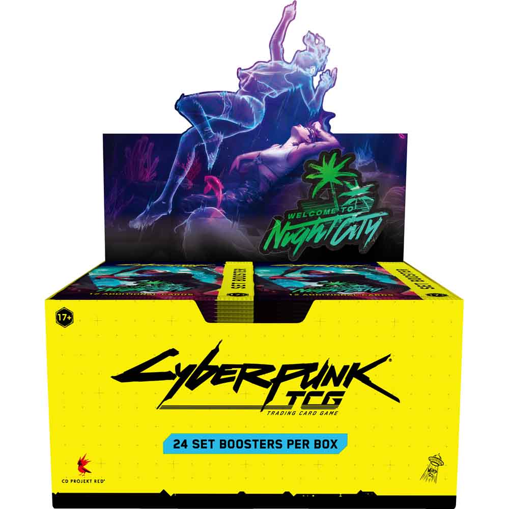 Cyberpunk TCG – Booster Display