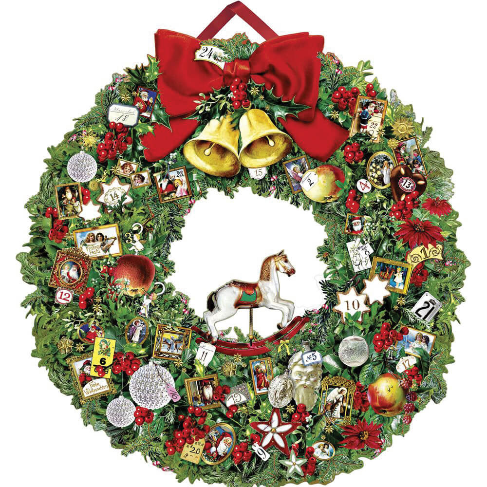 Spiegelburg - Julekalender - Christmassy Wreath - Ø52