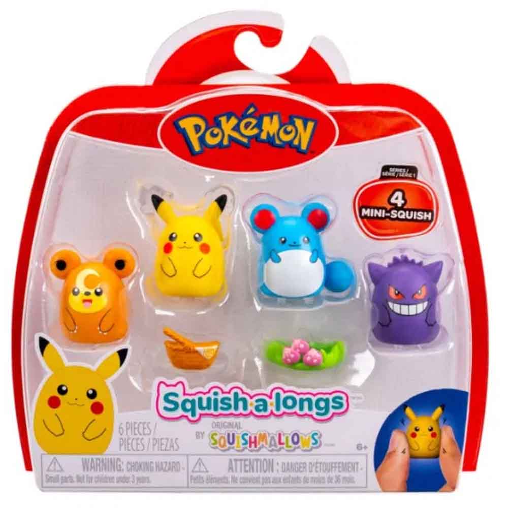 Pokemon - SQUISHALONGS - PIKACHU & GENGAR