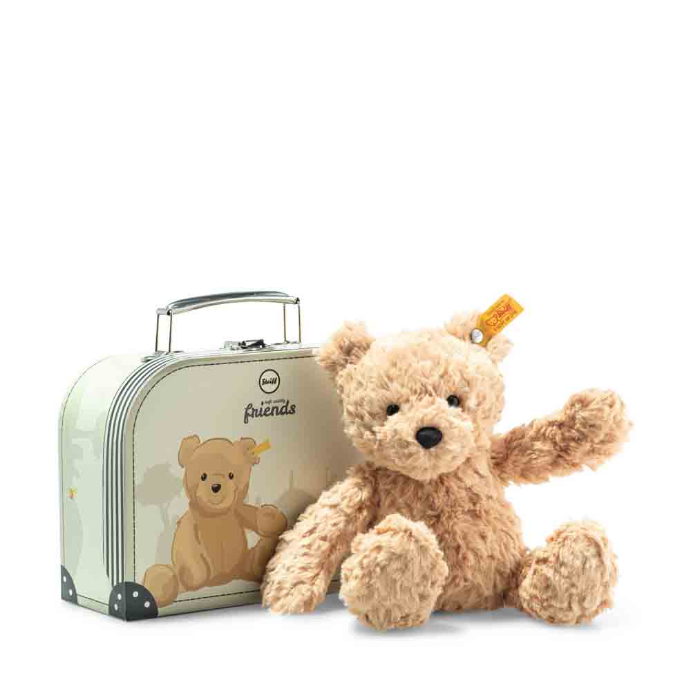 Steiff - Bamse - Jimmy med kuffert - 25 cm