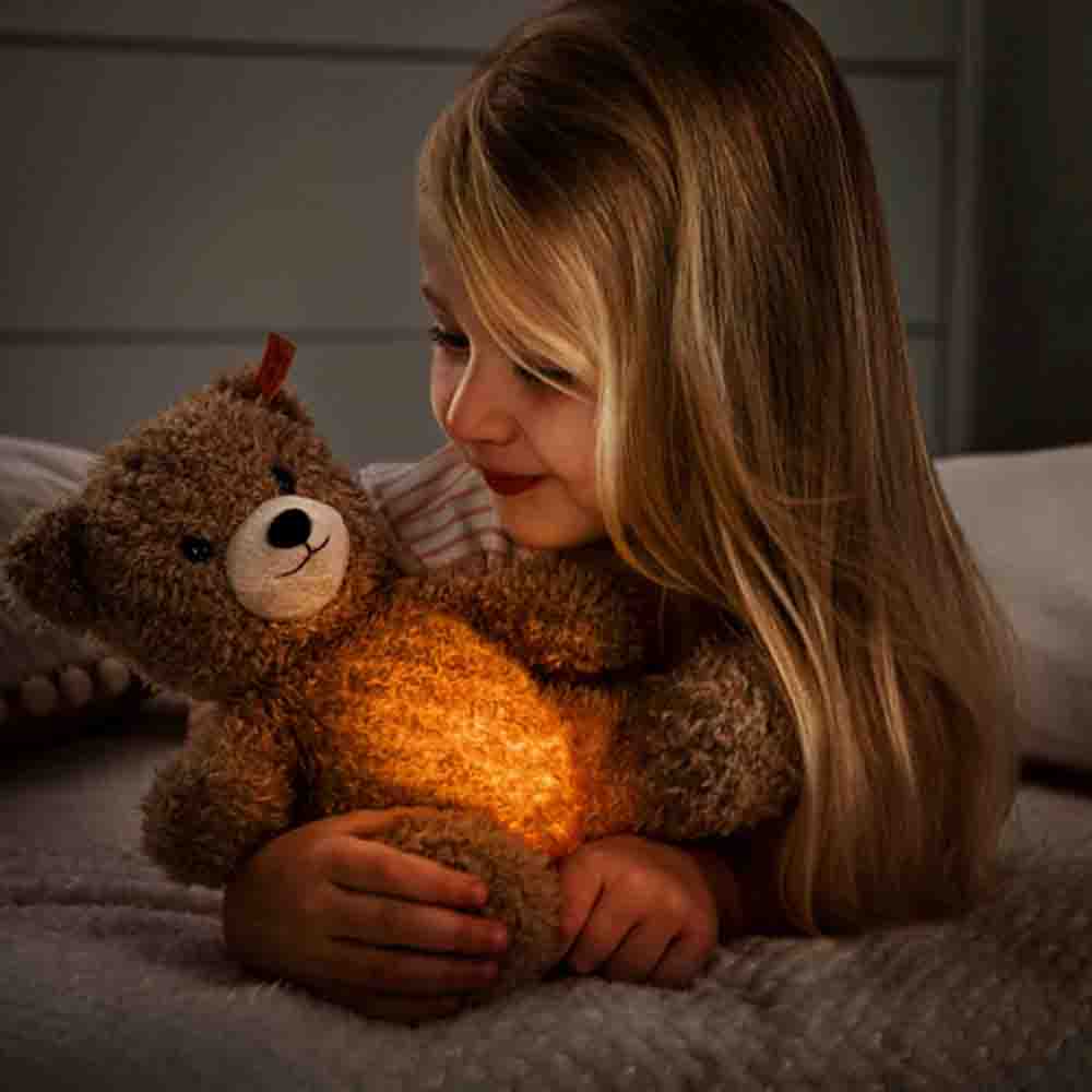 Steiff - Caspar Teddy bear m/lys - 28cm