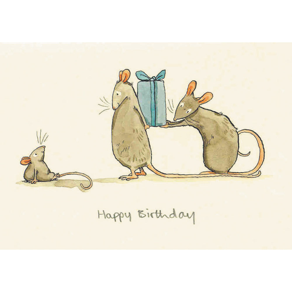 Two Bad Mice - Kort og konvolut - Happy Birthday