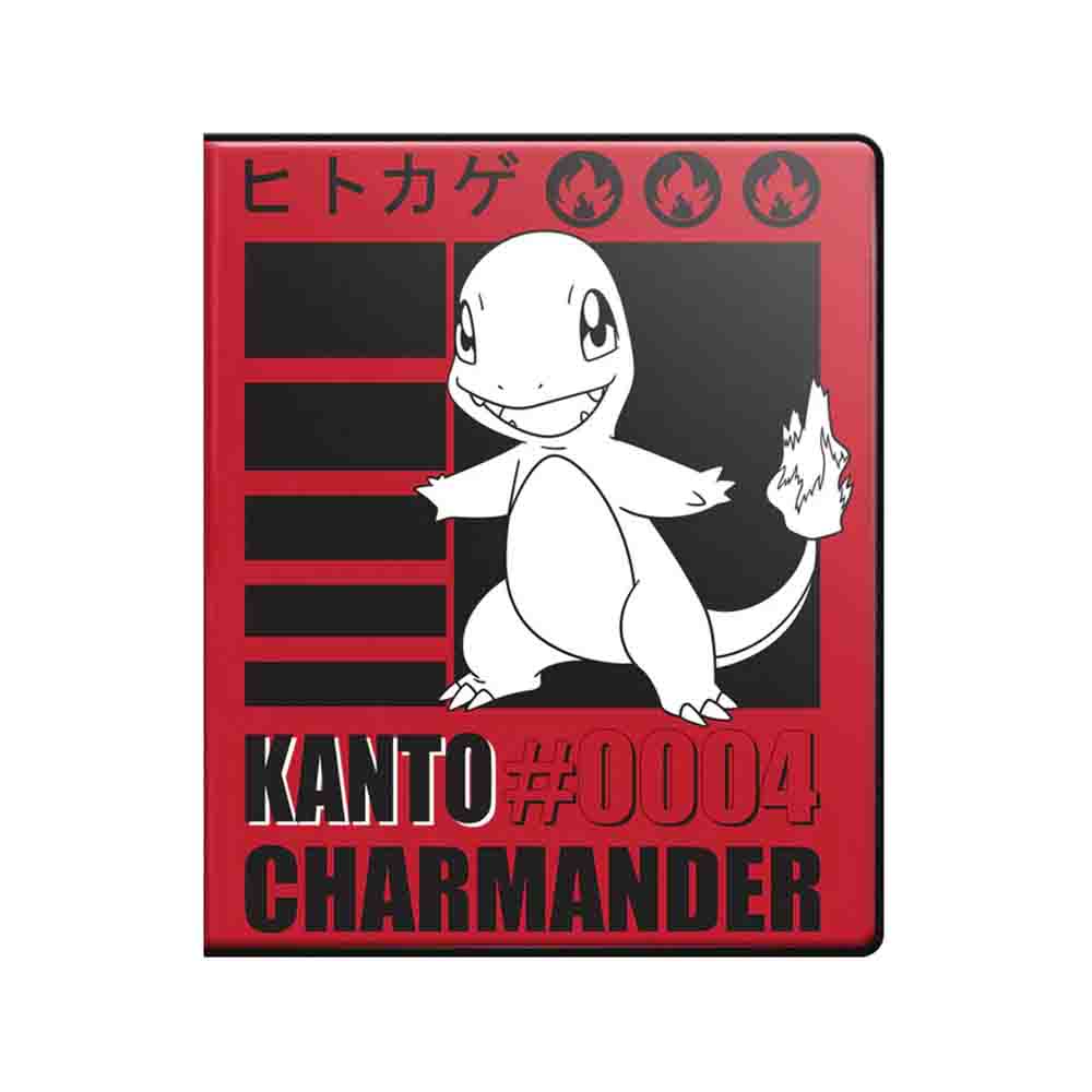 Pokemon - Mappe - Charmander - Stor - 3x3 til 252 kort